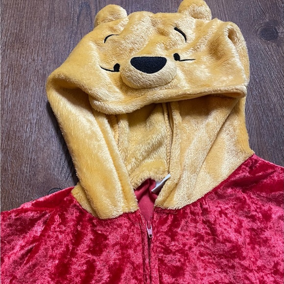 Disney Pooh Hooded Pajama Set - Picture 2 of 5